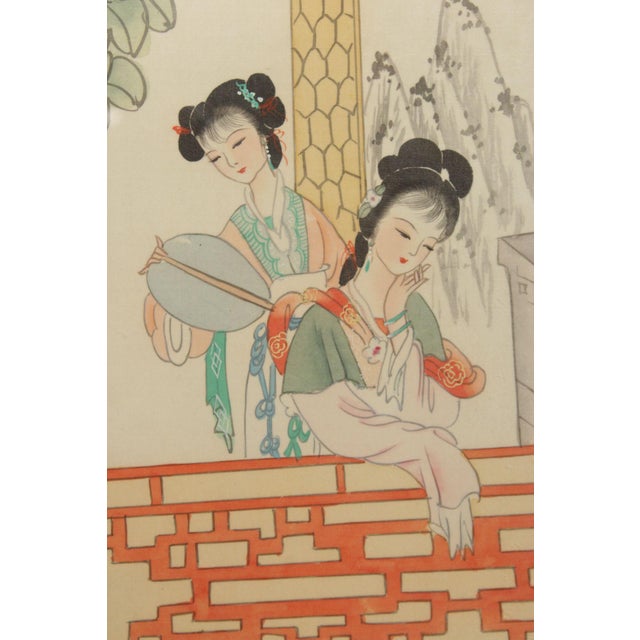 Chinese School Framed Print, Musicians For Sale - Image 13 of 18