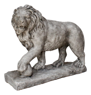 Antique Stone Medici Lion, 1920
