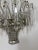 Glass 1920s Rare Italian Crystal Beaded Basket With Prisms Mirrors Sconces For Sale - Image 7 of 13