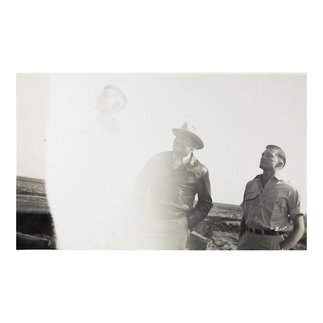 1940's Vernacular Ascension Exposure Snapshot Photograph of Men For Sale