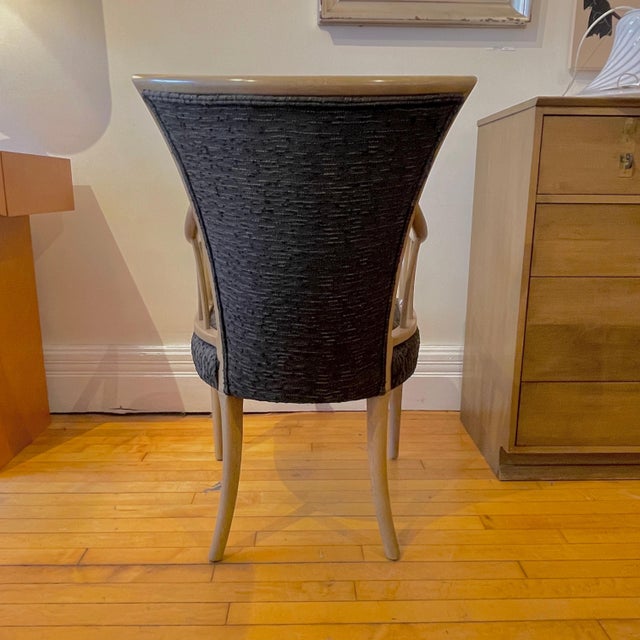 Mid 20th Century Mid Century Weiman Sculptural Wood Framed Chair For Sale - Image 10 of 12