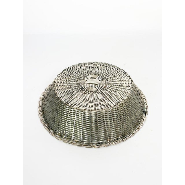 Gold Metal Bread Basket, France, 1970s For Sale - Image 8 of 12