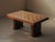Art Deco Oak and Walnut Marquetry Table, France, 1940 For Sale - Image 13 of 16