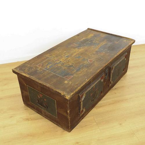 Folk Art Bridal Box For Sale - Image 6 of 12