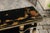 Wood Early 20th Century English Ebonized Three-Tiered Shelf with Chinoiserie Decor and Gilded Accents For Sale - Image 7 of 11