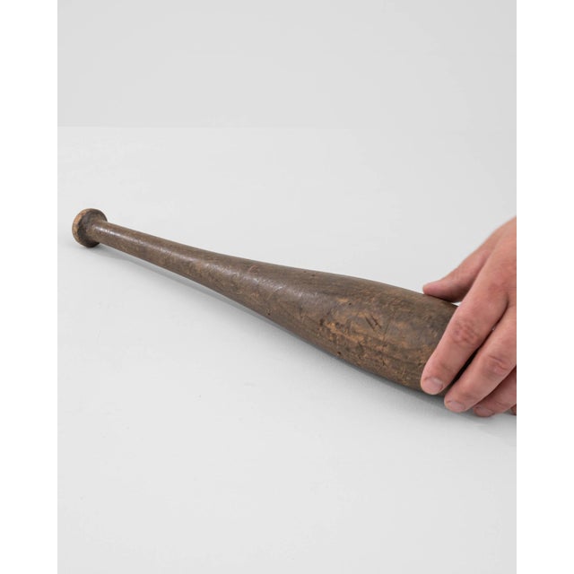 Brown 20th Century Belgian Wooden Baseball Bat For Sale - Image 8 of 18