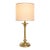 Candlestick Table Lamp With an Antique Finish For Sale
