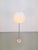 Vintage Opaline glass globe floor lamp by Hufnagel Leuchten Germany, 1970 Sleekly designed large white glass globe floor...