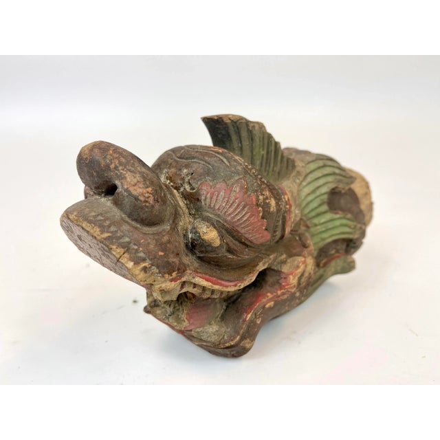 19th Century Small Chinese Wooden Dragon For Sale - Image 4 of 7