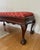 Late 20th Century Late 20th Century Chippendale-Style Mahogany Bench by Craftique For Sale - Image 5 of 7