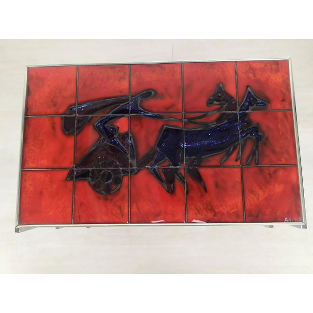 Vintage Ceramic Nesting Tables, Set of 3 For Sale - Image 9 of 14