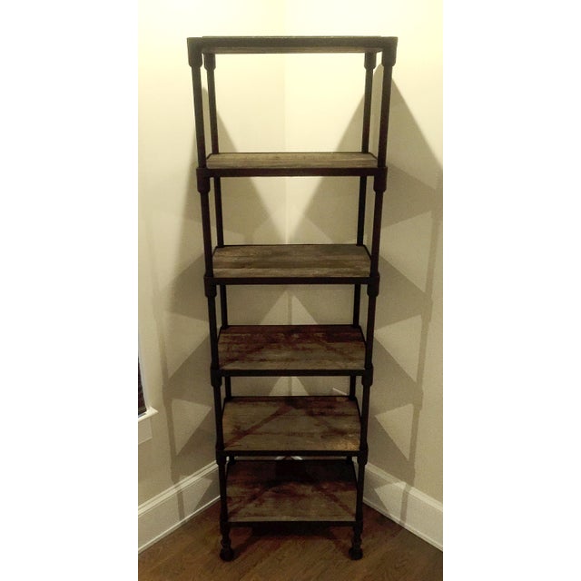 Restoration Hardware Dutch Industrial Narrow Shelving Chairish
