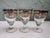 Vintage Mid-Century Modern Handmade Ussr Crystal Decanter & Six Cordial Glasses Set With Gold Bands, Barware - 7 pcs For Sale - Image 11 of 11