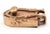 Antique Brass Horseshoe Jimmy Proof Deadbolt Rim Lock For Sale - Image 4 of 8