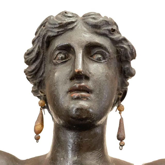 Neoclassical Sculpture of Circe, Early 1800s, Pinus Cembra For Sale - Image 10 of 11