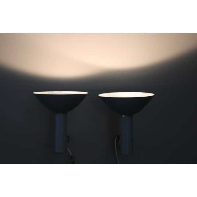 Mid-Century Modern Adjustable Aluminium Wall Lights, Germany, 1970s, Set of 2 For Sale - Image 11 of 12