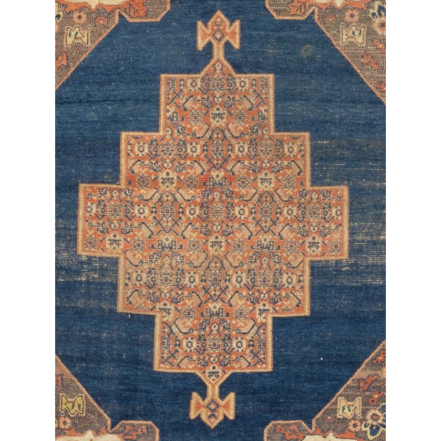 Antique Persian Senneh Rug 4'6'' x 6'2'' For Sale In New York - Image 6 of 12