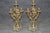 French Pair 1920's French Louis XV Style Marble and Bronze Candelabras For Sale - Image 3 of 9