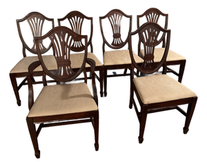 Shield Back Chairs, 6