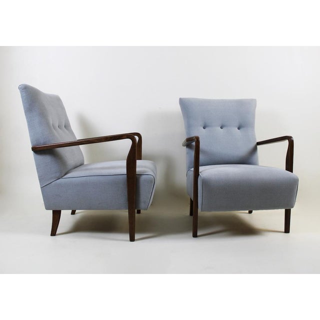 Set of Armchairs attributed to Studio Tecnico Cassina, 1940s For Sale - Image 10 of 14