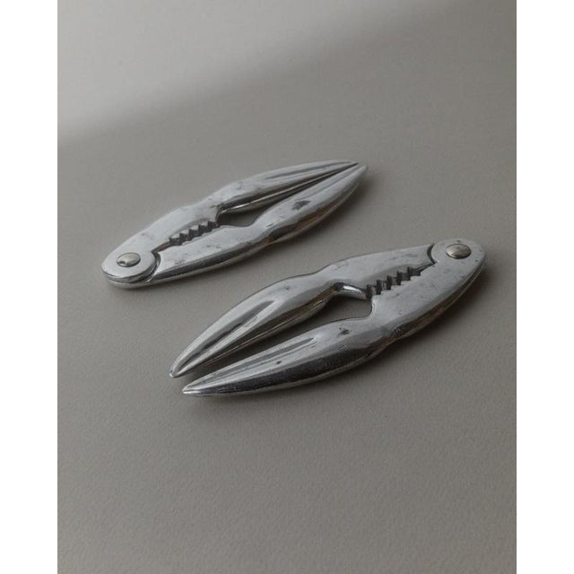 Vintage Silver Plated Lobster Cracker, 1960s, Set of 2 For Sale - Image 10 of 11