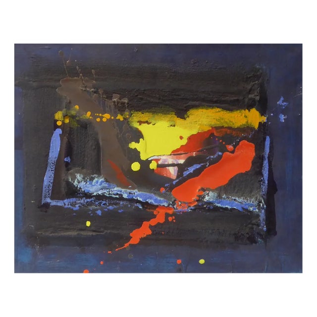 Jean-Roch Focant, Fond Des Vaulx, 2018, Pigments, Sand Glue & Acrylic on Wood For Sale