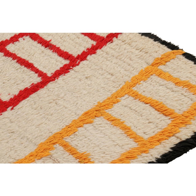 Vintage Moroccan Runner With Polychromatic Geometric Patterns, From Rug & Kilim For Sale In New York - Image 6 of 7