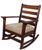 Wood Art and Crafts Mission Rocking Chairs by L and Jg Stickley Circa 1900's For Sale - Image 7 of 12