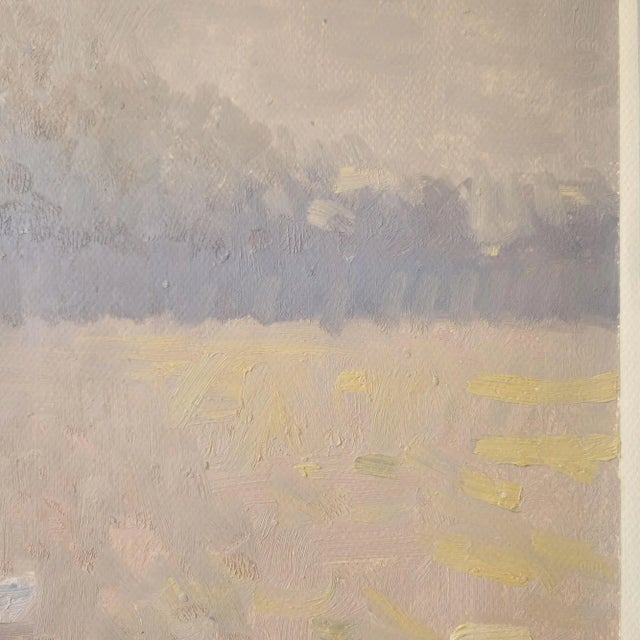 Bernard Myers, Dingy Sailing on the Thames, 1990s, Oil Pastel on Paper For Sale - Image 6 of 9