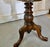 Victorian Walnut and Leather Stool, 1880 For Sale - Image 4 of 8