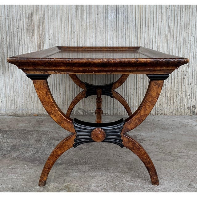 Mid 20th Century Eglomisé Side Tables in the Hollywood Regency Style For Sale - Image 12 of 18