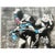 Pop Art Masterpiece by Los Angeles Artist Hijack "Pandemonium" Limited Edition Hand-Pulled Screen Print c.2020 For Sale - Image 10 of 12