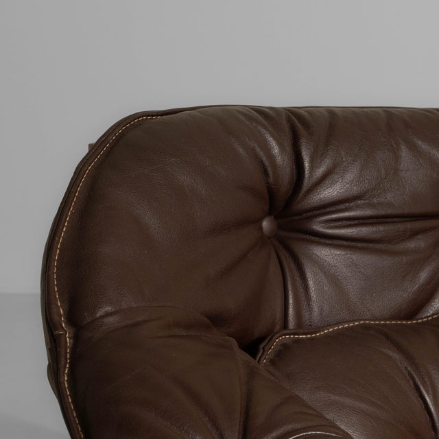 1960s Chocolate Brown Danish Mid-Century Modern Armchair Attributed to Ellekær & Norell for Coja For Sale - Image 14 of 18