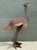 Vintage Monumental Patinated Metal Ostrich Sculpture For Sale - Image 10 of 12