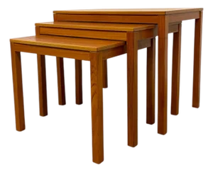 Vintage Mid-Century Modern Nesting Tables - Set of Three