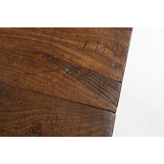 Brown Antique Spanish Console Table in Oak, 18th Century For Sale - Image 8 of 18