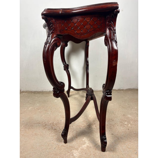 Italian Rococo Style Carved Console Table, Early 20th Century For Sale - Image 12 of 14