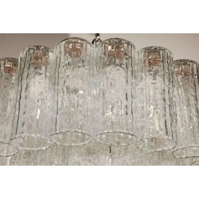 Italian 1950s Murano Chandelier by Venini For Sale - Image 3 of 7