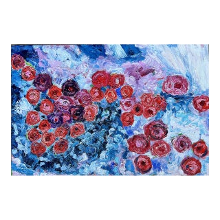 "The Most Happy" Contemporary Mixed Media Painting by Monica Shulman For Sale
