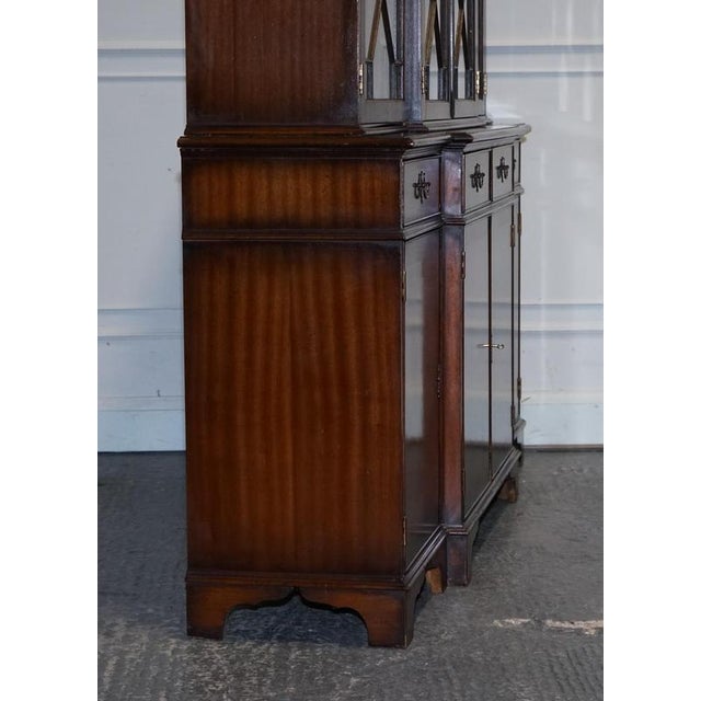 Georgian Breakfront Four Door Display Cabinet For Sale - Image 13 of 18