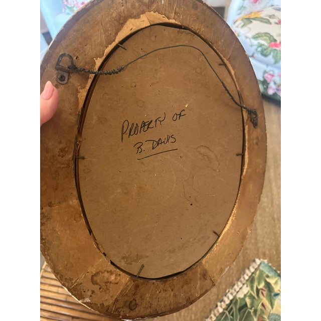 Vintage Shell Art Mirror For Sale - Image 10 of 10