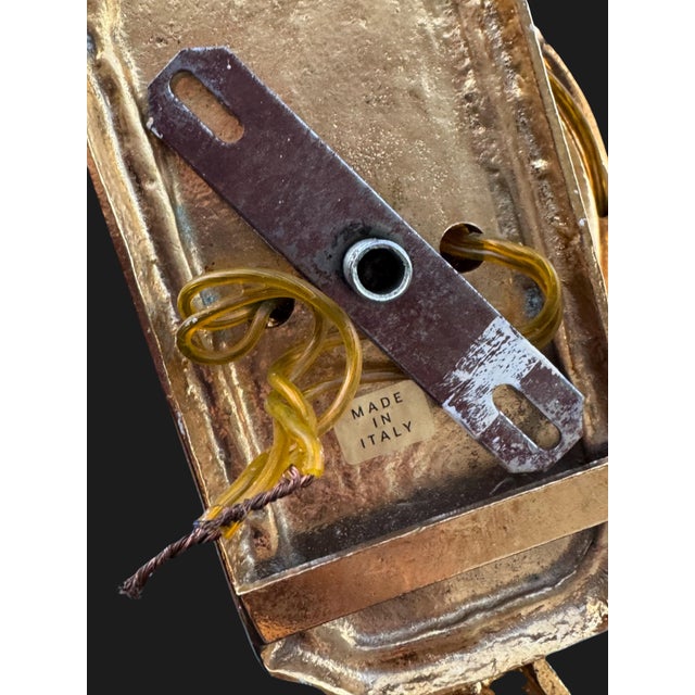 Late 20th Century Italian Horn Wall Sconce For Sale - Image 5 of 5