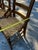 Brown 1970s Collection of Short Wooden Ladder Back Chairs- Set of 3 For Sale - Image 8 of 11