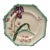 19th Century French Majolica Asparagus Plate Iris Longchamp For Sale