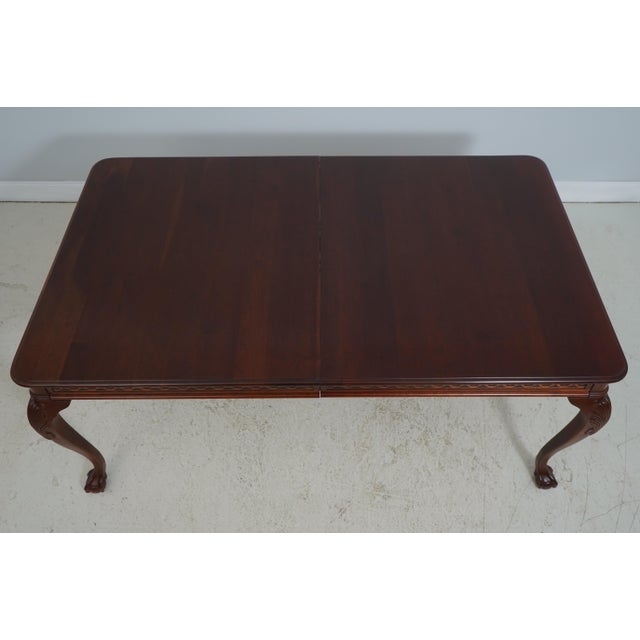 Traditional Pennsylvania House Ball & Claw Cherry Dining Room Table For Sale - Image 3 of 18