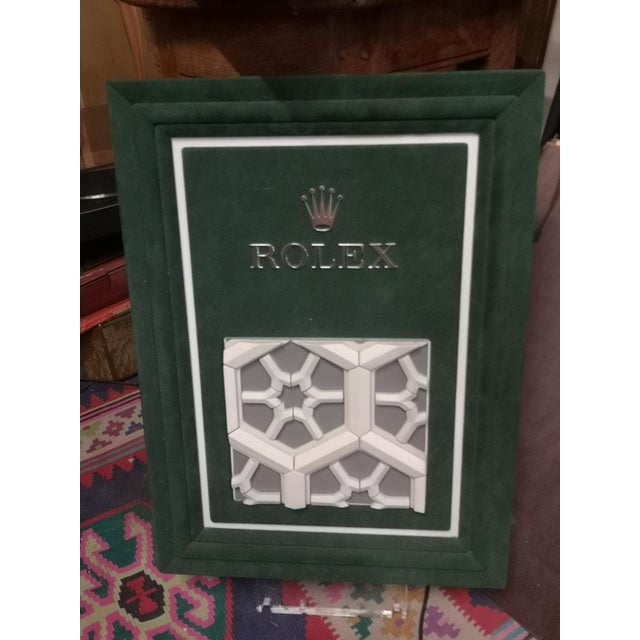 Mid-Century Modern Vintage Advertising Wall Decor from Rolex Watches, 1990s For Sale - Image 3 of 18