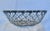 Featured is a mixed- woven metal American egg collection basket with dimensions of 10” in upper diameter, 6” on bottom...