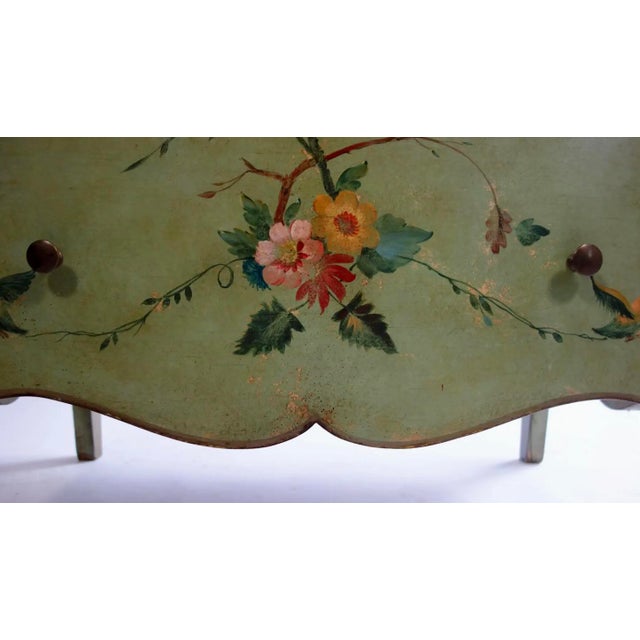 This gorgeous hand painted French provencal chest of drawers has a feature that is quite dear to me: deep drawers! It...