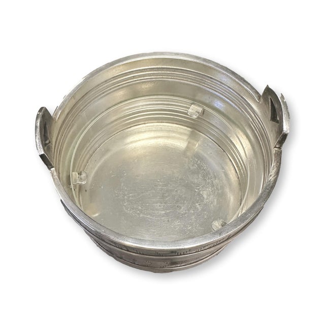 19th Century Silver-Plate Barrel Butter Dish For Sale - Image 4 of 7