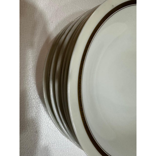 Service with Gold Greek Frieze by A. Vignaud for Limoges, Set of 18 For Sale - Image 17 of 18